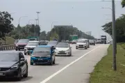 Trafik Melambat di Lebuhraya Utama Selepas Perayaan Tahun Baru Cina