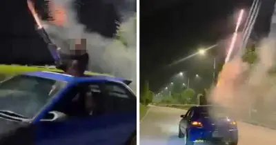 Polis Kejar Lelaki Lepaskan Mercun Dari Kereta Bergerak di Shah Alam