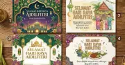 Kad Raya Hasil AI Semakin Digemari, Tradisi Sambut Aidilfitri Dihidupkan Semula Secara Digital