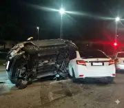 Pemandu Toyota Vios Positif Dadah Selepas Kemalangan Tujuh Kenderaan di Sibu