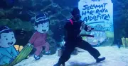 Silat Bawah Air Hidupkan Semangat Raya di Aquaria KLCC
