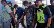 Tiga Lelaki Didakwa Kerana Kecoh di Balai Polis Meru