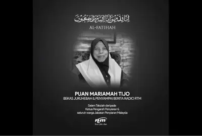 Bekas Penyampai Radio RTM Mariamah Tijo Meninggal Dunia Pada Usia 76 Tahun