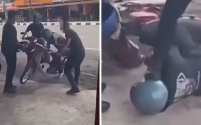 Lelaki Dalam Video Viral Diseret Motosikal Positif Dadah, Kata Polis Kulim