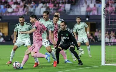 Messi Cetak Gol di Pembukaan Nu Stadium, Miami Seri dengan Austin