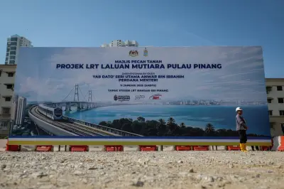 Projek LRT Mutiara Penang Capai Pencapaian Penting dengan Segmen Konkrit Pertama