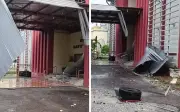 Balai Bomba antara bangunan rosak dalam ribut petir Kepala Batas