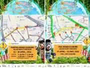 Jalan Utama Bukit Bintang Ditutup 30 April-2 Mei bagi Sambutan Hari Pekerja dan Festival Muzik Air Rain Rave