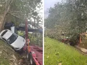 Pemandu Trailer Terselamat Kemalangan di Lebuhraya Jasin, Maut Dilanggar Lori Ketika Menyeberang