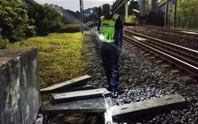 Kecurian kabel jejas perkhidmatan ETS dan KTM Komuter di utara