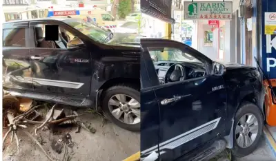 Pemandu Toyota Hilux mabuk 'vape cendawan' langgar pejalan kaki di Kuantan