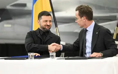Zelensky di Sweden untuk perjanjian pertahanan udara