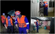 Banjir kilat di Bandar Baharu, Kedah selepas hujan dua jam, 17 rumah terjejas