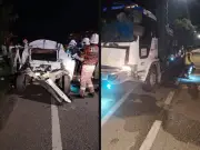 Bayi 5 bulan maut, ibu bapa cedera selepas lori dipandu pemandu positif dadah rempuh Perodua Myvi di Baling