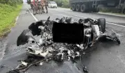 Ferrari nahas di Johor Bahru-Mersing ragut nyawa dua warga Singapura