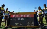 Jamaica pecah rekod dunia berganti-ganti 4x100m campuran