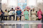 Keluarga Diraja Johor Hadiri Majlis Berandam Surai Puteri Bongsu