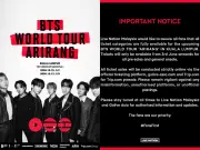 Live Nation Malaysia nafi penjualan tiket awal BTS di KL