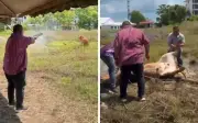 MB Perlis Dirakam Keterangan, Polis Rampas Senjata Kes Tembak Lembu