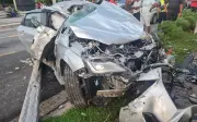 Pasangan suami isteri maut motosikal dirempuh kereta di Jalan Ampang