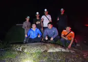 Pasukan Tangkap Buaya Sibu Berjaya Tangkap Buaya Jantan Hampir 4 Meter