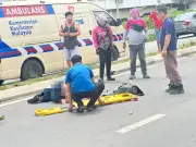 Penunggang p-hailing maut dirempuh kereta di Kota Marudu