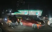 Polis buru pemandu Myvi pukul penunggang motosikal dengan kayu