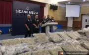 Polis Rampas Bunga Ganja RM12.6 Juta, Tahan 7 Keldai Dadah