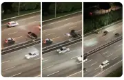 Polis tangkap pemandu Proton Inspira selepas kemalangan tiga kenderaan di NKVE