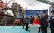 Raja Permaisuri Agong lancar kapal TLDM di Turkiye