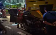 Wanita maut, tunang cedera dalam kemalangan di MRR2