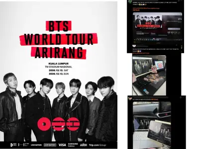 1.3 juta pengguna membanjiri barisan tiket BTS di Kuala Lumpur