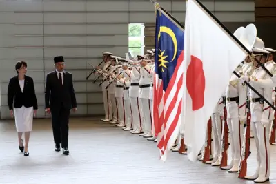 Anwar terima sambutan rasmi di Pejabat Perdana Menteri Jepun