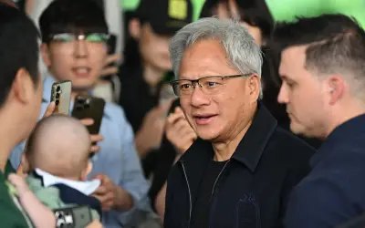 CEO Nvidia tiba di Korea Selatan dengan 'kejutan', pertaruhkan pada robotik