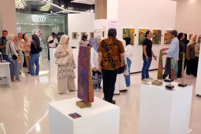 Empat Persepsi: 37 Tahun Perjalanan Seni Empat Pelukis di Galeri Ruang Teduh