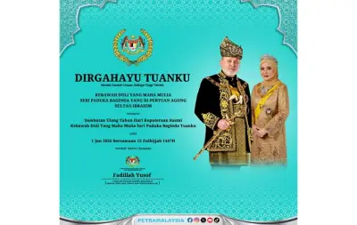 Fadillah dan Zahid ucap tahniah kepada Agong sempena Hari Keputeraan