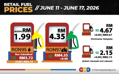 Harga minyak tidak berubah di semua peringkat minggu ini