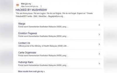 KKM sahkan laman web digodam, siasatan sedang dijalankan