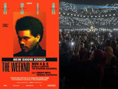 Konsert The Weeknd di KL habis dijual, pacu ekonomi hiburan