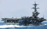 AS nafi kapal perangnya terkena serangan di Selat Hormuz