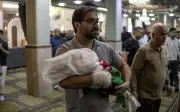 Bapa Palestin enggan maafkan Israel di pengebumian bayi