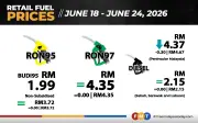 Diesel di Semenanjung Turun 30 Sen, Kekal RM2.15 di Sabah Sarawak