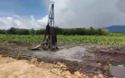 Letusan gas bawah tanah di tapak pembinaan lebuh raya Sarawak