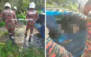 Lima maut termasuk bayi dalam nahas langgar paip air di Serian