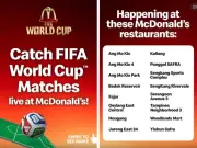 McDonald's Singapura siar Piala Dunia 2026 di 16 cawangan