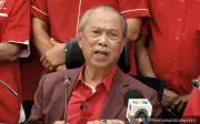 Muhyiddin dan pimpinan Bersatu tiba di HQ PAS untuk mesyuarat PN