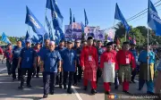 Muhyiddin Iringi Calon PN Bukit Kepong ke Pusat Penamaan