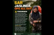 Orang awam dilarang sertai SAR pendaki hilang di Gunung Batu Putih