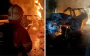 Pemandu maut selepas kereta terbakar dalam nahas dengan lori treler di Perak