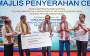 Penyerahan Kawal Selia Pelabuhan Bintulu Antara Kejayaan Utama MA63